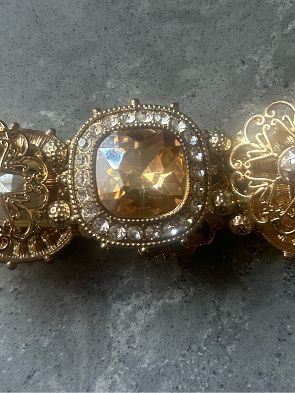 Gold-Tone Glimmer & Shine Gold Party  Bracelet - Women Jewelry